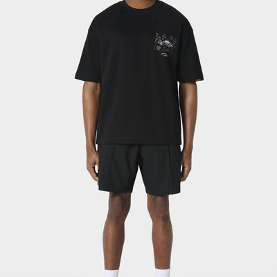 Pas De Monaco Bloom Torque Black T-Shirt