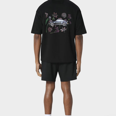 Pas De Monaco Bloom Torque Black T-Shirt