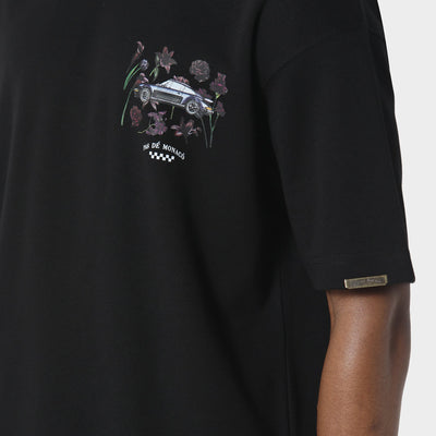 Pas De Monaco Bloom Torque Black T-Shirt