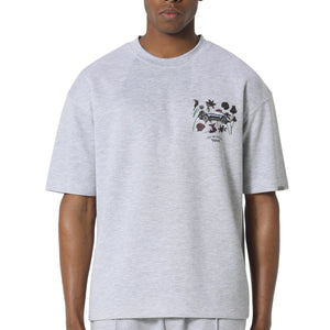 Pas De Monaco Bloom Torque Marl Grey T-Shirt