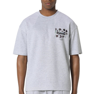 Pas De Monaco Bloom Torque Marl Grey T-Shirt