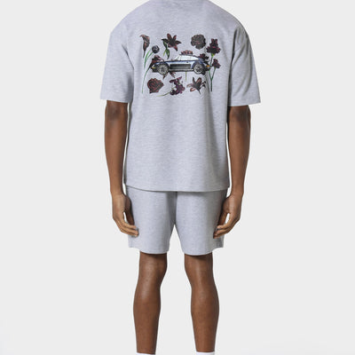 Pas De Monaco Bloom Torque Marl Grey T-Shirt