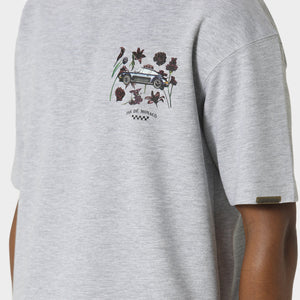 Pas De Monaco Bloom Torque Marl Grey T-Shirt