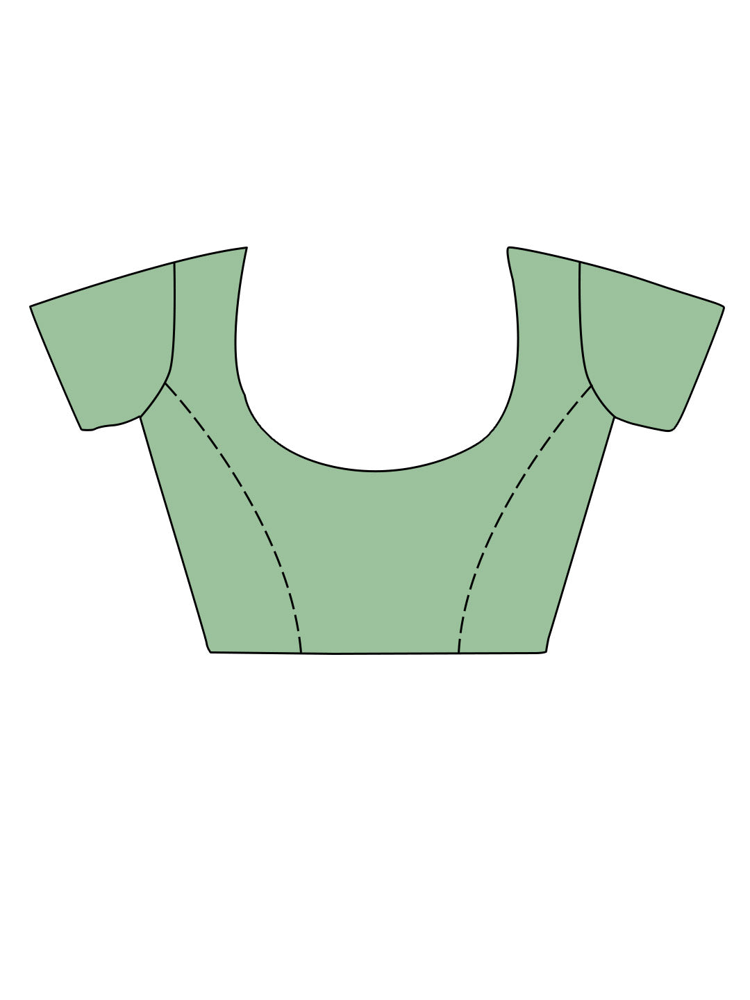 Turquoise Silk Saree With Blouse Piece