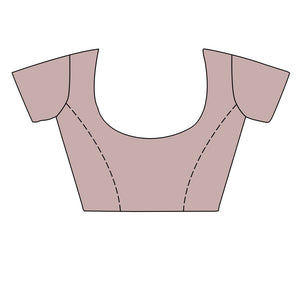 Lavender Silk Saree With Blouse Piece