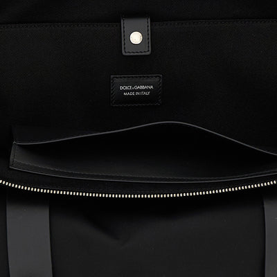Dolce & Gabbana Media Logo Patch Shopping Bag