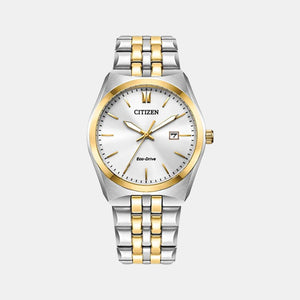 Corso Men Eco-Drive White Dial Analog Stainless Steel Watch BM7334-58B