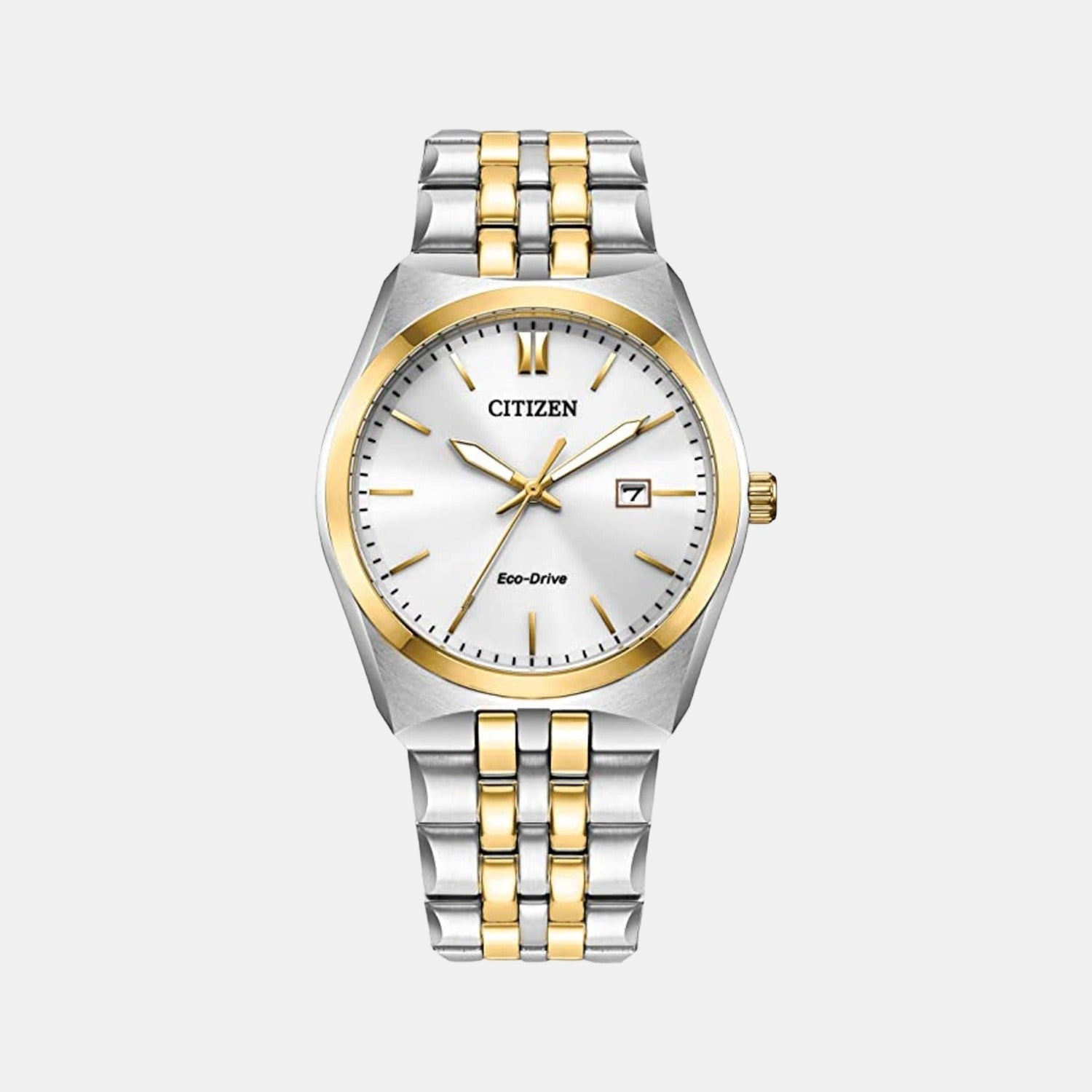Corso Men Eco-Drive White Dial Analog Stainless Steel Watch BM7334-58B