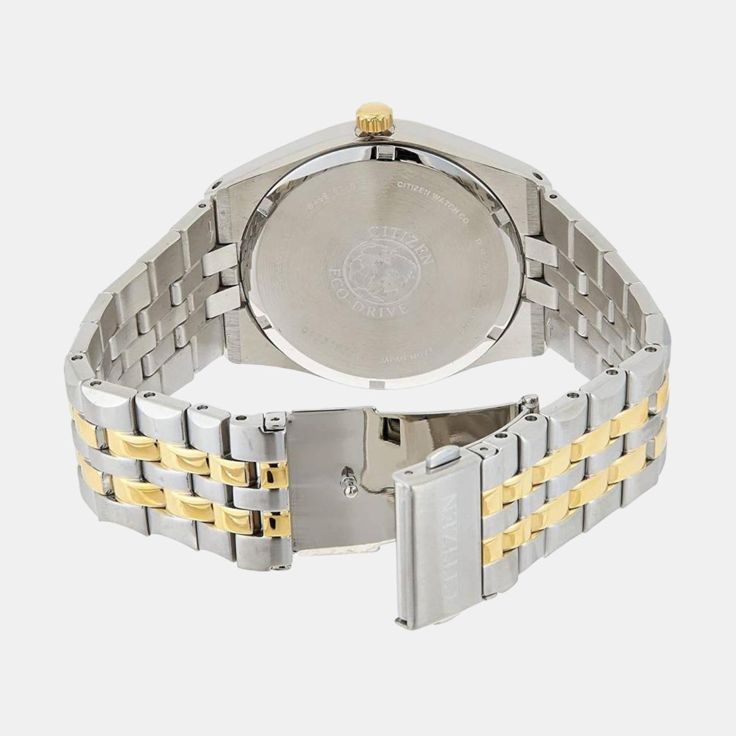 Corso Men Eco-Drive Black Dial Analog Stainless Steel Watch BM7334-58E