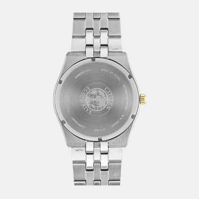Corso Men Quartz Blue Dial Analog Stainless Steel Watch BM7334-66L