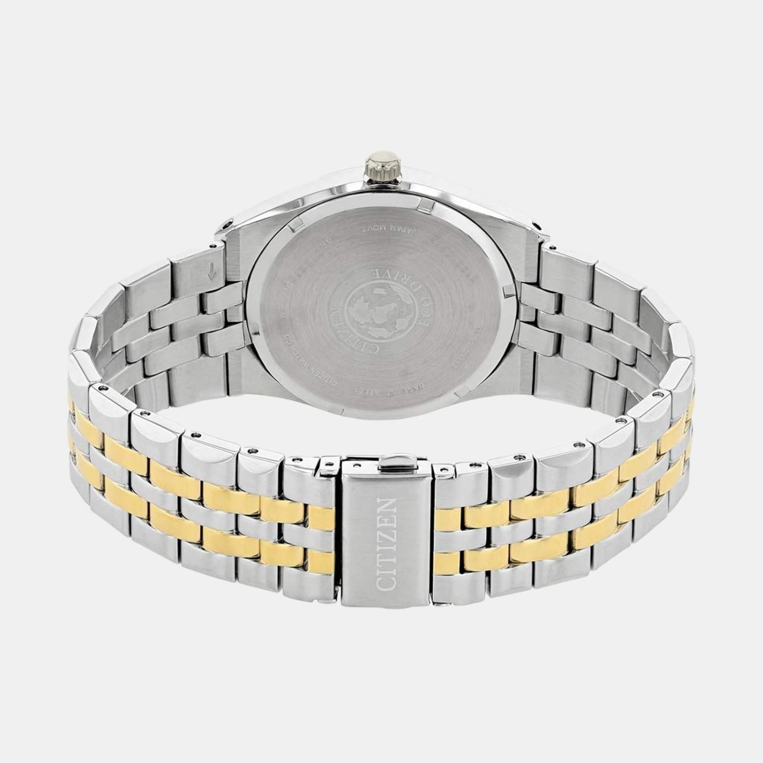 Corso Men Quartz Blue Dial Analog Stainless Steel Watch BM7334-66L