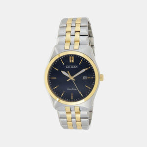 Corso Men Quartz Blue Dial Analog Stainless Steel Watch BM7334-66L