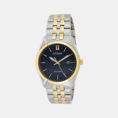 Corso Men Quartz Blue Dial Analog Stainless Steel Watch BM7334-66L