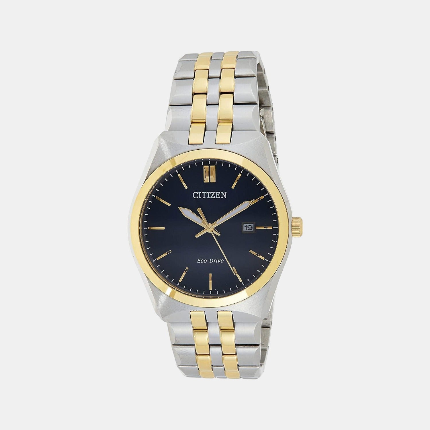 Corso Men Quartz Blue Dial Analog Stainless Steel Watch BM7334-66L