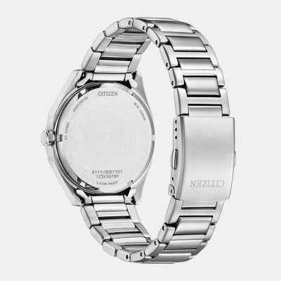 Eco-Drive Men Eco-Drive Green Dial Analog Stainless Steel Watch BM7620-83X