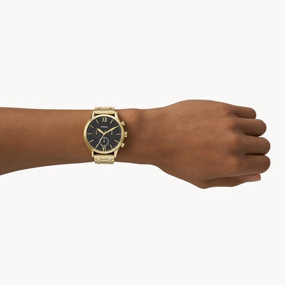 Fossil Fenmore Black Dial Men 44mm