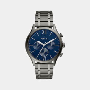 Fenmore Men Quartz Blue Dial Chronograph Stainless Steel Watch BQ2401