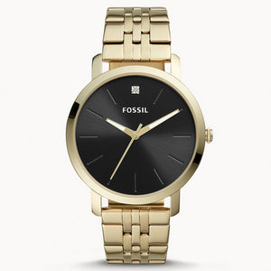Fossil Lux Luther Black Dial Men 44mm