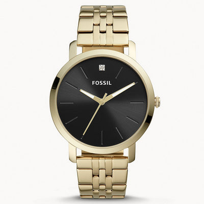 Fossil Lux Luther Black Dial Men 44mm