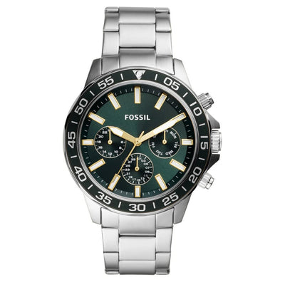 Fossil Bannon Green Dial Men 45mm