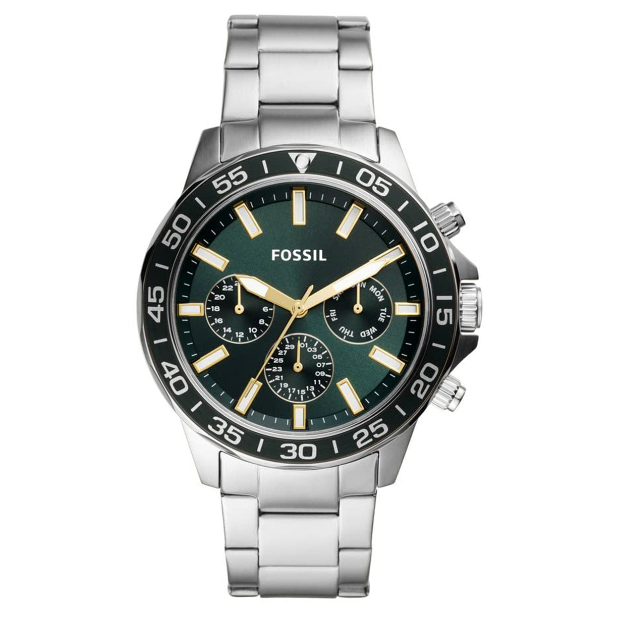 Fossil Bannon Green Dial Men 45mm