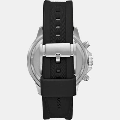 Bannon Men Quartz Black Dial Multi-Function Silicone Watch BQ2494