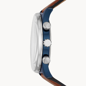 Fossil Sullivan Blue Dial Men 44mm