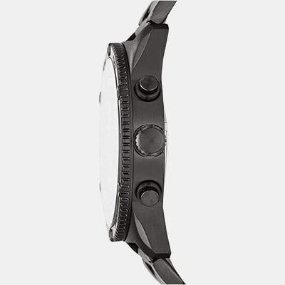 Brox Men Quartz Grey Dial Multi-Function Stainless Steel Watch BQ2533