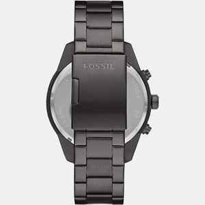 Brox Men Quartz Grey Dial Multi-Function Stainless Steel Watch BQ2533