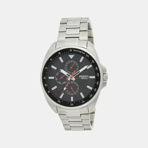 Autocross Men Quartz Black Dial Chronograph Stainless Steel Watch BQ2550