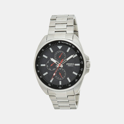 Autocross Men Quartz Black Dial Chronograph Stainless Steel Watch BQ2550