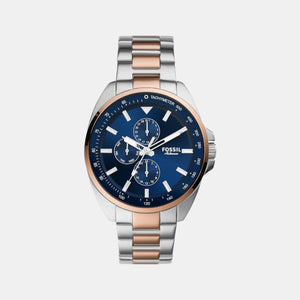 Autocross Men Quartz Blue Dial Chronograph Stainless Steel Watch BQ2552