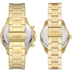 Fossil Bannon Green Dial Pair 45mm & 38mm BQ2754SET