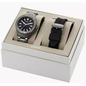 Fossil Lux Luther Black Dial Men 45mm