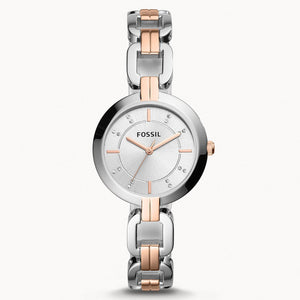 Fossil Kerrigan Men's Silver Dial 32 MM Watch
