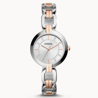 Fossil Kerrigan Men's Silver Dial 32 MM Watch