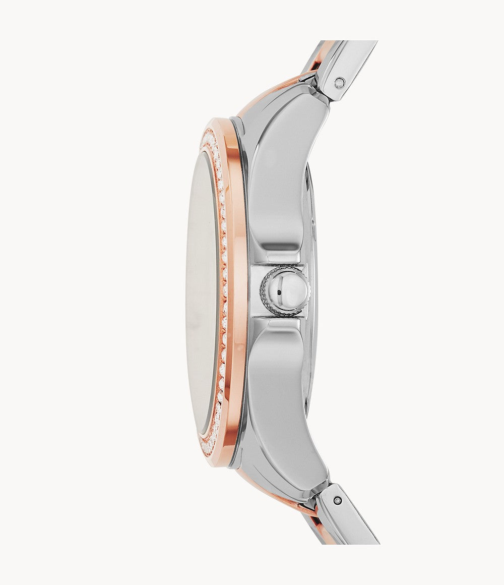 Fossil Janice Silver Dial Men 38mm