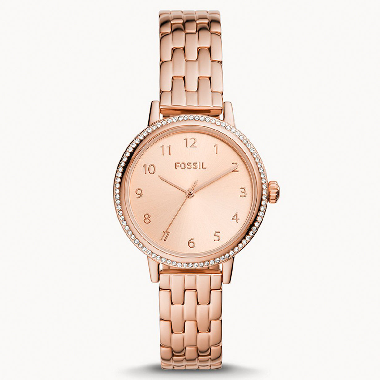 Fossil Reid Rose Gold Dial Women 34mm