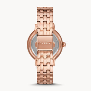Fossil Reid Rose Gold Dial Women 34mm