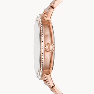 Fossil Reid Rose Gold Dial Women 34mm