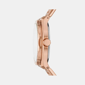 Eevie Women Quartz Rose Gold Dial Multi-Function Stainless Steel Watch BQ3721