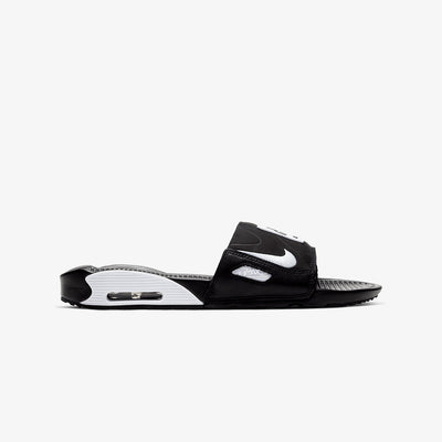 Nike | AIR MAX 90 SLIDES  { BLACK/WHITE