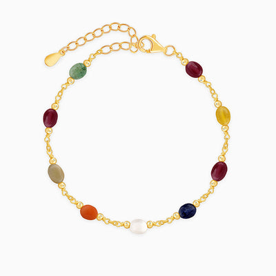 Golden Vivara Beaded Bracelet