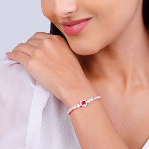 Rose Gold Love Of Red Bracelet