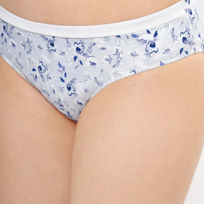 Satin Edge Bikini Panty - Lilac Hint Pr