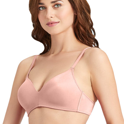 Sculpt Padded Wired Mauve Everyday Bra - Pale Mauve