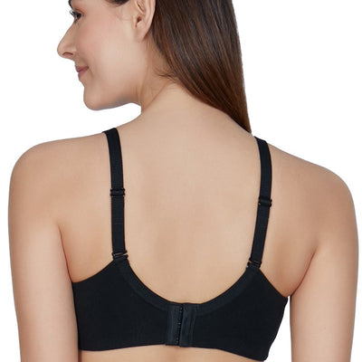 Essential Comfort Non-Padded Non-Wired Bra - Black
