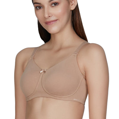 Essential Comfort Non-Padded Non-Wired Bra - Sandalwood