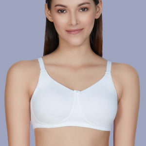 Essential Comfort Non-Padded Non-Wired Bra - White