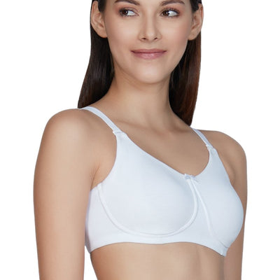 Essential Comfort Non-Padded Non-Wired Bra - White
